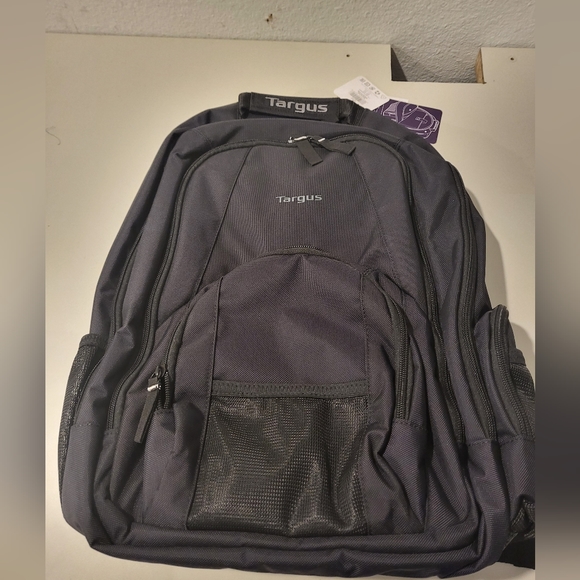 Targus Black Backpack New with Tag - Picture 1 of 5